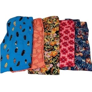 LuLaRoe 5 Pair Legging Lot